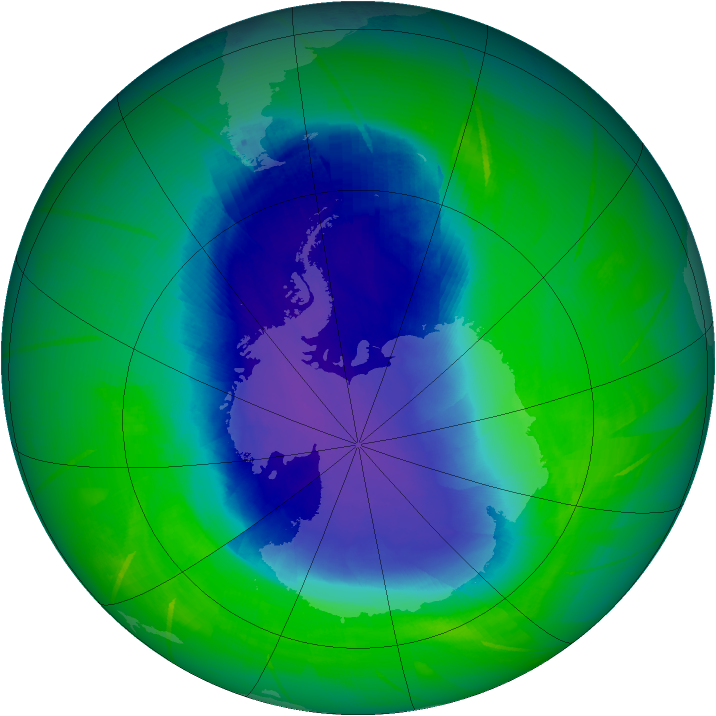 Ozone Map 2009-11-11
